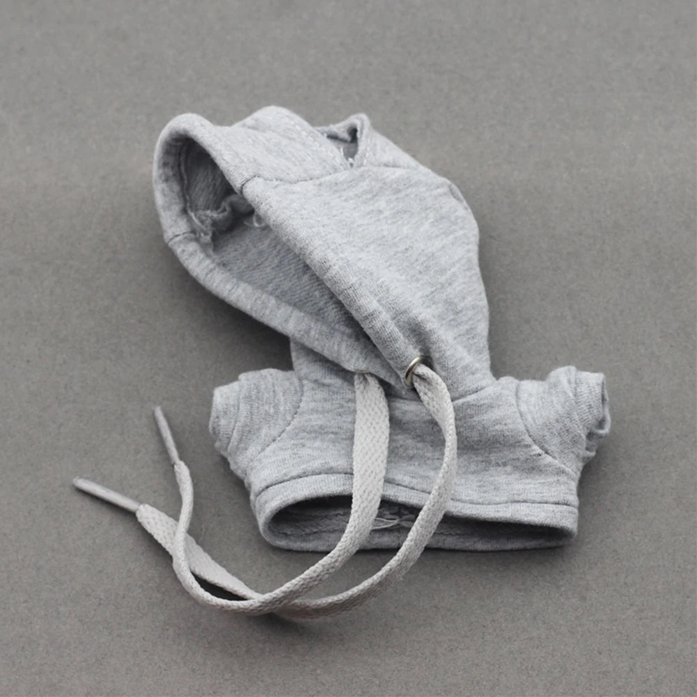 17Cm Labubu Doll Clothes Set Short Skirt Hooded Top Ropa Labubu Decoration Doll Accessories