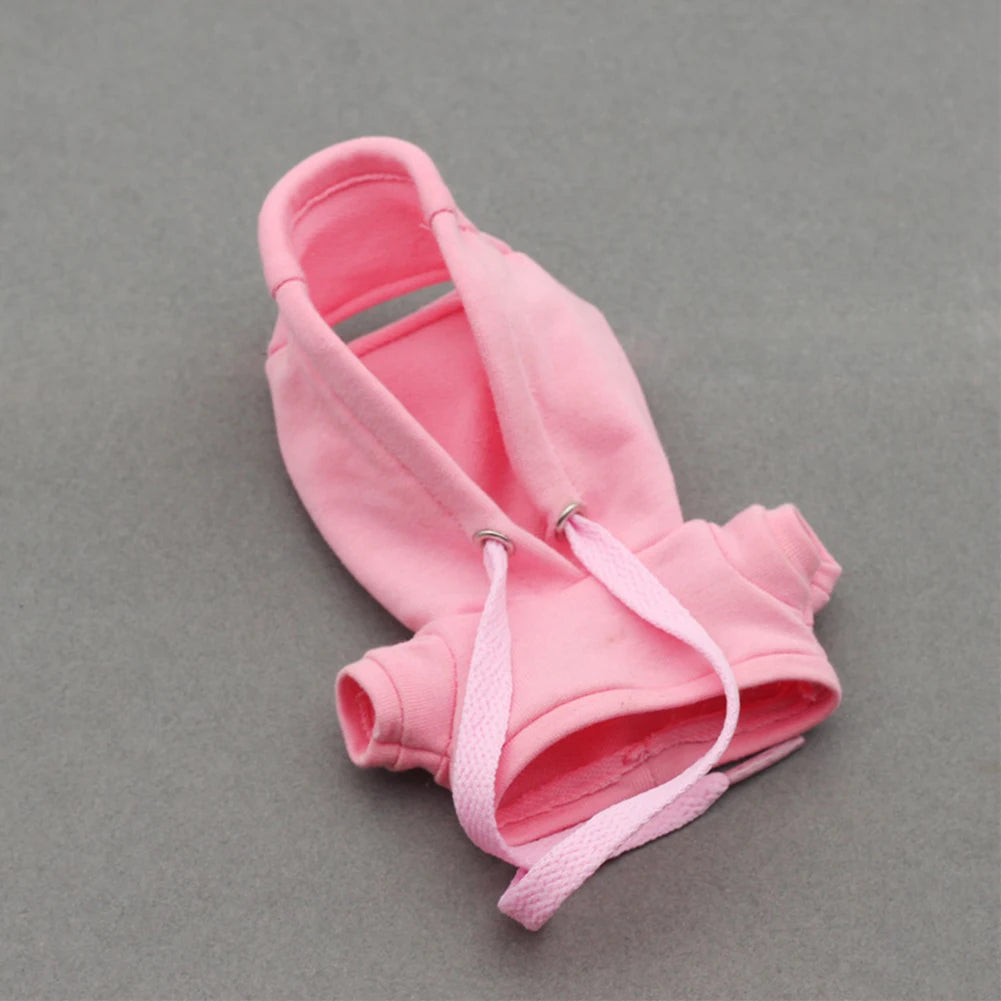 17Cm Labubu Doll Clothes Set Short Skirt Hooded Top Ropa Labubu Decoration Doll Accessories
