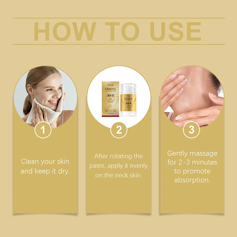 Firming Lifting Neck Cream with AH-8 Anti-Ageing Moisturizer Neck Lotion Even Skin Tones Improve Loosen Skin Cream Skin Care