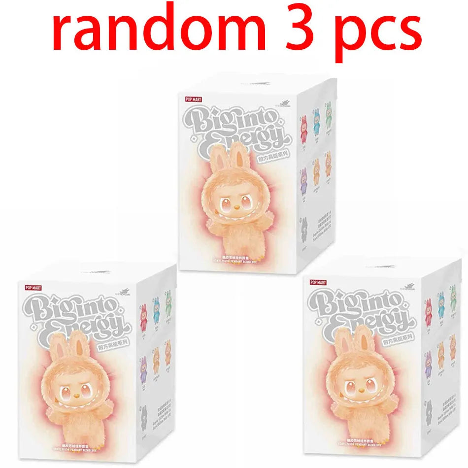 For Lbb 3.0 the Monsters V3 Series Blind Box Vinyl Plush Anime Hot Figure Kawaii Mystery Surprise Box Cute Keychain Toys Gift