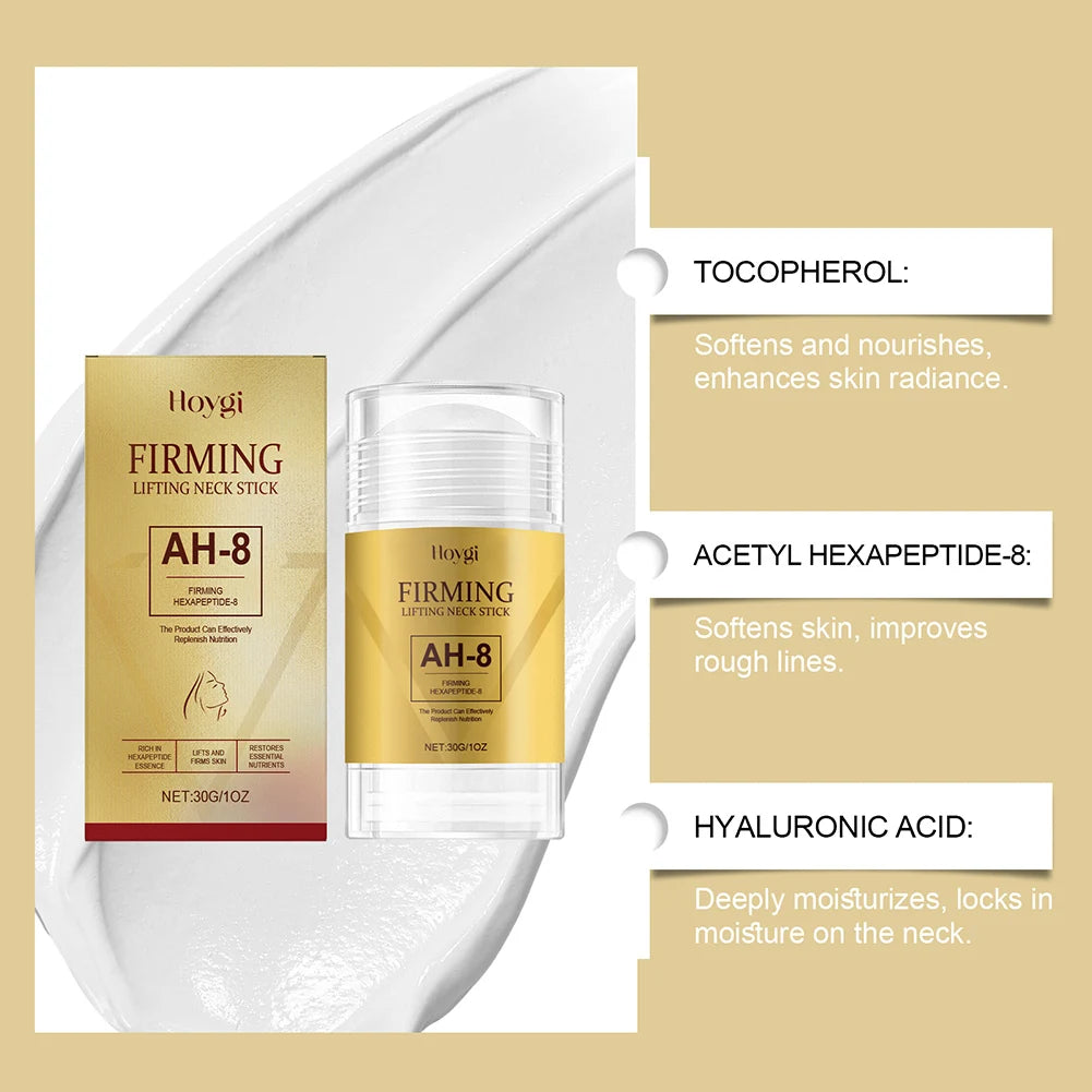 Firming Lifting Neck Cream with AH-8 Anti-Ageing Moisturizer Neck Lotion Even Skin Tones Improve Loosen Skin Cream Skin Care