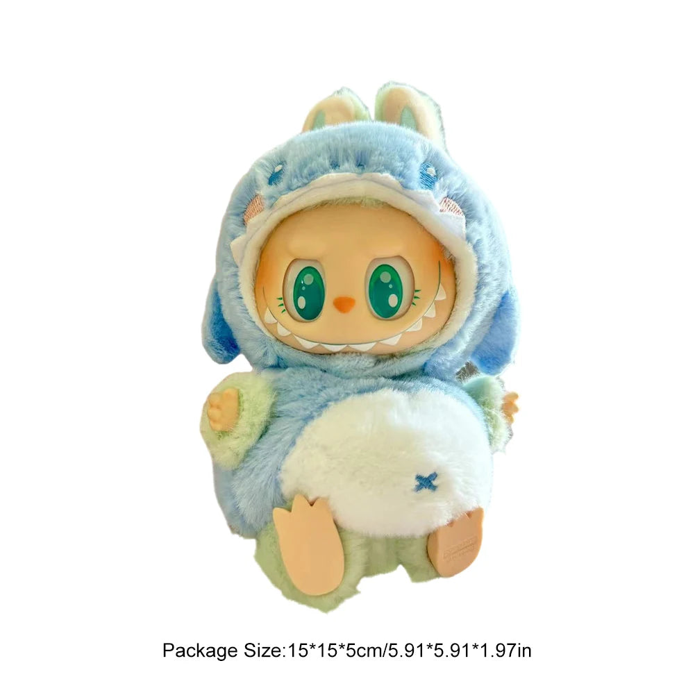 Mini Plush Doll'S Clothes Outfit Accessories for Korea Kpop Exo Labubu V1 V2 Idol Dolls Goose Dinosaur Macaron Clothing Gifts